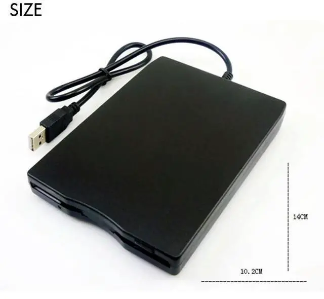 Alt view image 3 of 3 - USB Diskette Drive 1.44Mb 3.5 Inch 12 Mbps USB External Floppy Disk Drive Diskette FDD for Laptop