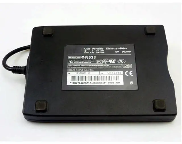 Main image of USB Diskette Drive 1.44Mb 3.5 Inch 12 Mbps USB External Floppy Disk Drive Diskette FDD for Laptop