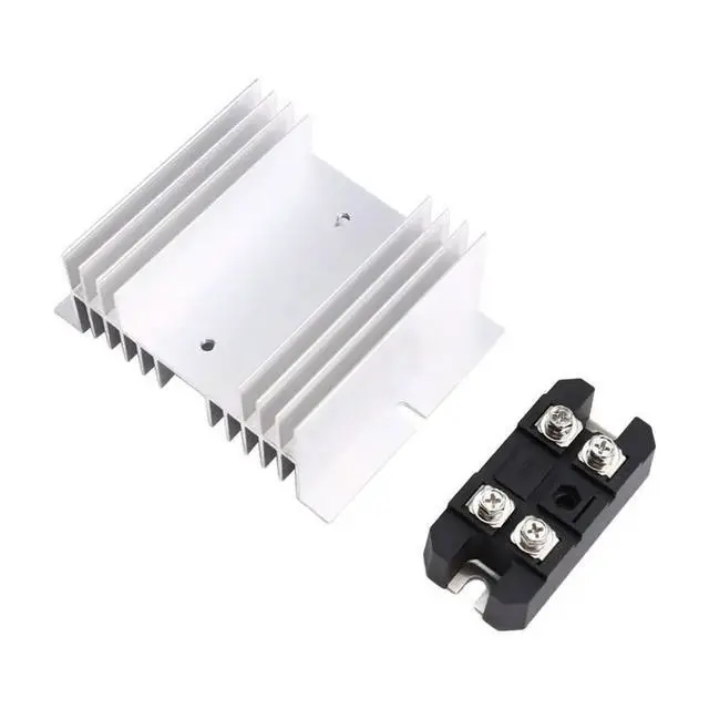 Alt view image 2 of 3 - Volt Silicon Single 1 Phase Diode l Case Bridge Rectifier MDQ 100A Amp 1600V Single Phase Rectifier Bridge Module