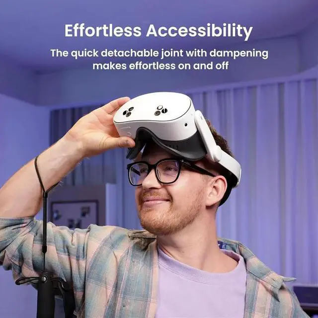 Main image of Head Strap, VR Headset Accessories for 3/3S, Enhanced Support & Adjustable & Comfort Strap