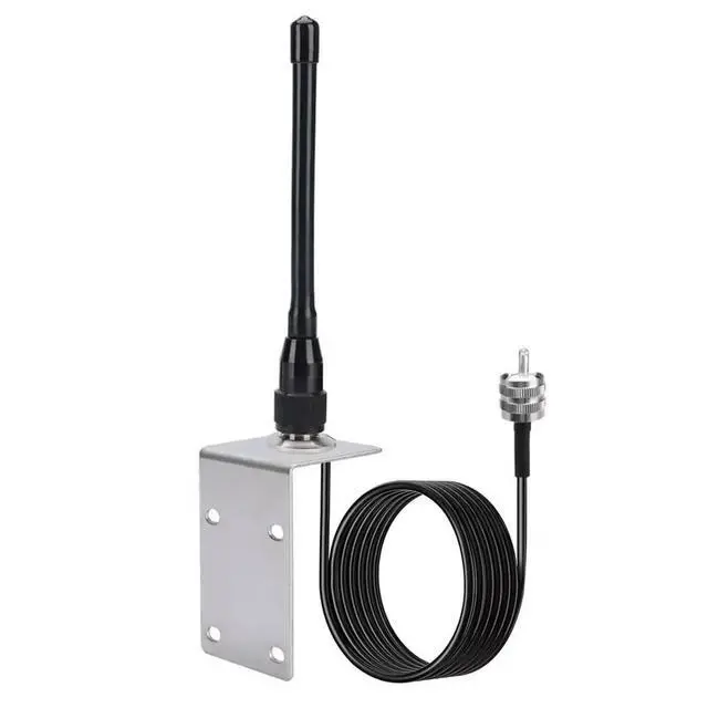 Alt view image 2 of 3 - VHF Marine Radio Antenn 156-163MHZ PL-259 Connector High Gain Antenna RG-58 for Ship-to-Ship