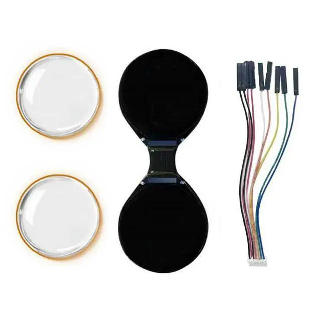 Alt view image 2 of 3 - 0.71 Inch Electronic EYE Round Double LCD Display Dual Screen for STM32