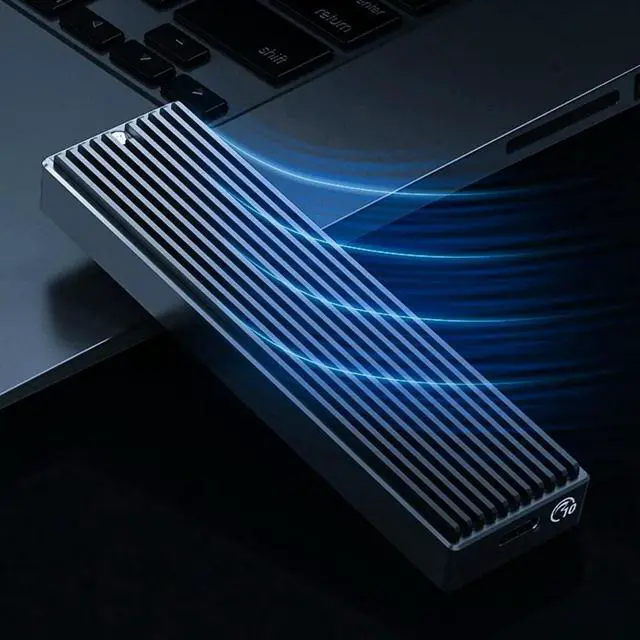 Alt view image 3 of 3 - HDD Enclosure Box M2PV-C3 USB3.1 10Gbps External 2230/2242/2260/2280 Type-C M.2 NVME Solid State Drive Case