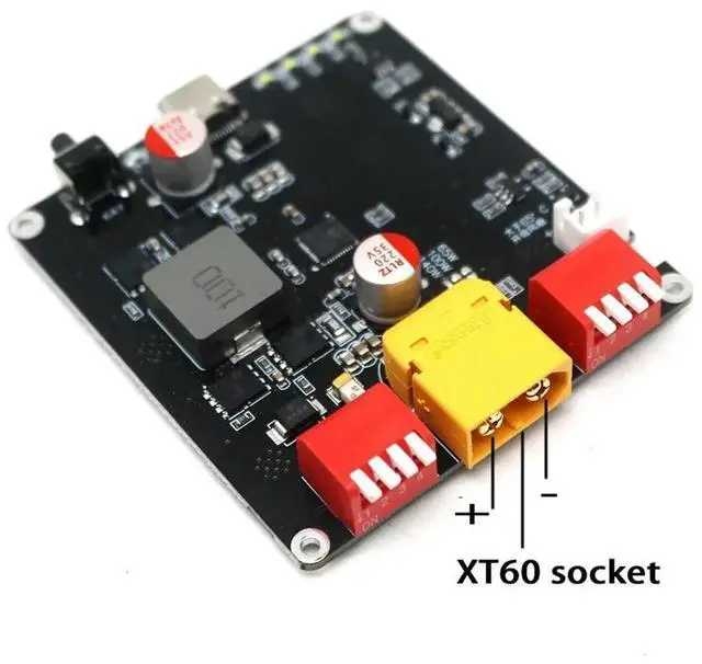 Main image of 140W Bidirectional Fast Charger Module Up-Step Voltage Lithium Charging Board IP2366 with Temperature Control