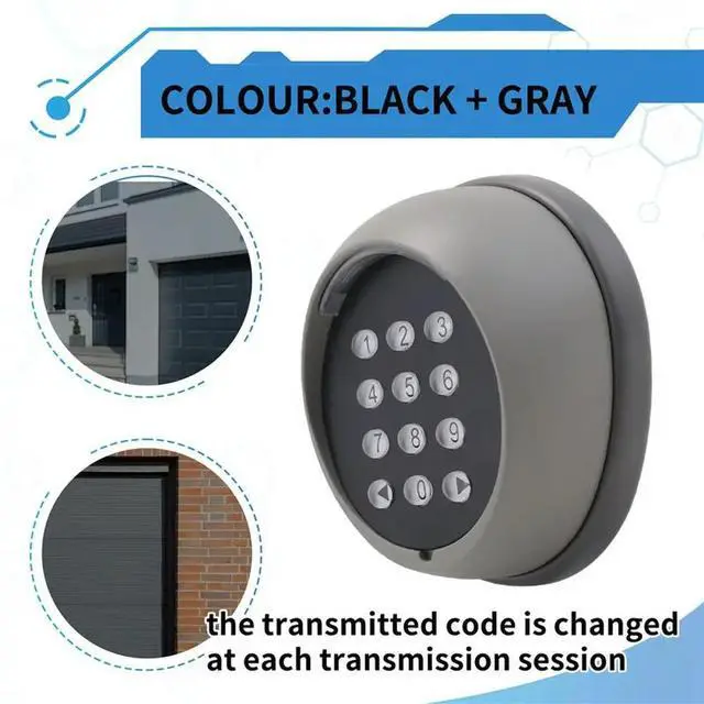 Alt view image 3 of 6 - l Keypad Gate Opener Keypad Rolling Code 433Mhz Keypad For Garage Gate Door Access Control