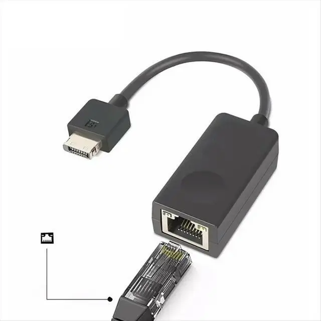 Alt view image 3 of 3 - Replacement Cable Dongle RJ45 Ethernet Adapter for X280,X390,X390 Yoga,X395,X1 Yoga 4th,5th Gen