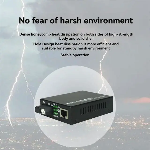 Main image of 1Pair 10G + Fiber to RJ45 Media Converter RJ45 to + 10/100/1000M/2.5G/10G Ethernet Converter EU Plug