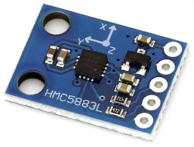 Alt view image 2 of 3 - GY-273 HMC5883L 5Pcs Triaxial Magnetic Field Electronic Compass Module Sensor Module