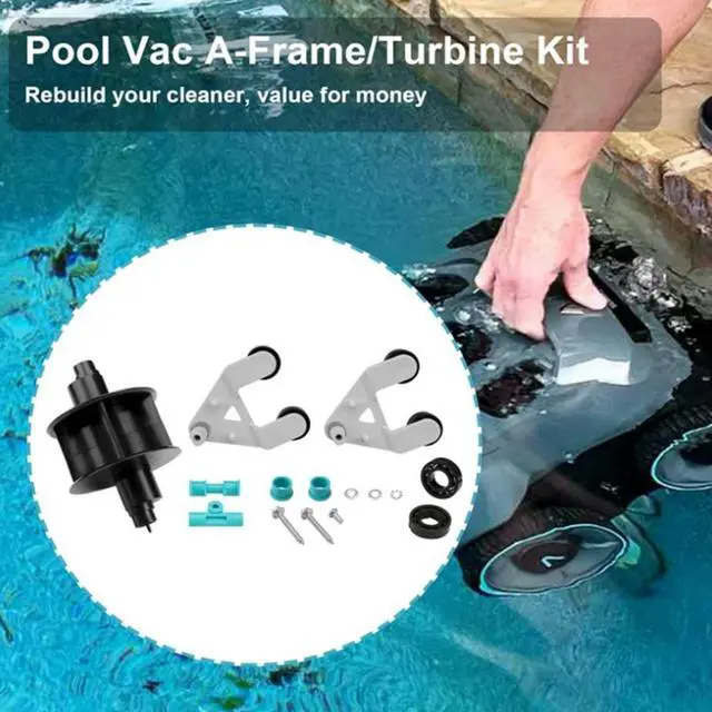 Alt view image 3 of 3 - AXV621DAT Pool Vacuum A-Frame/Turbine Kit For Hayward Aquabug Navigator Pro Wanda AXV036BP, AXV601CAT