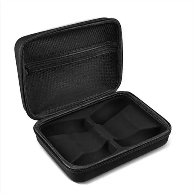 Alt view image 2 of 3 - Shockproof Carrying Case for Controllers Gamepad Bag with Compartments Ideal for Gaming Accessories
