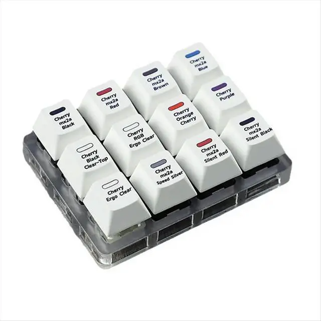 Alt view image 2 of 3 - MX2A Key Switch Tester 12-Key Mechanical Keyboard Sampler Switch Testing Tool for Mechanical Keyboard