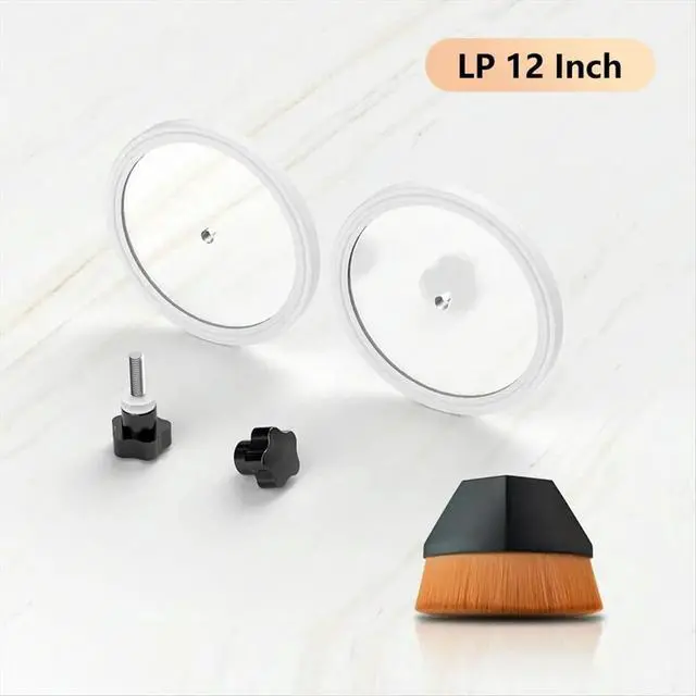 Alt view image 2 of 3 - Universal 7-12 Inch LP Vinyl Waterproof Clip Record Waterproof Cleaning Clip MS Professional Cleaning Set