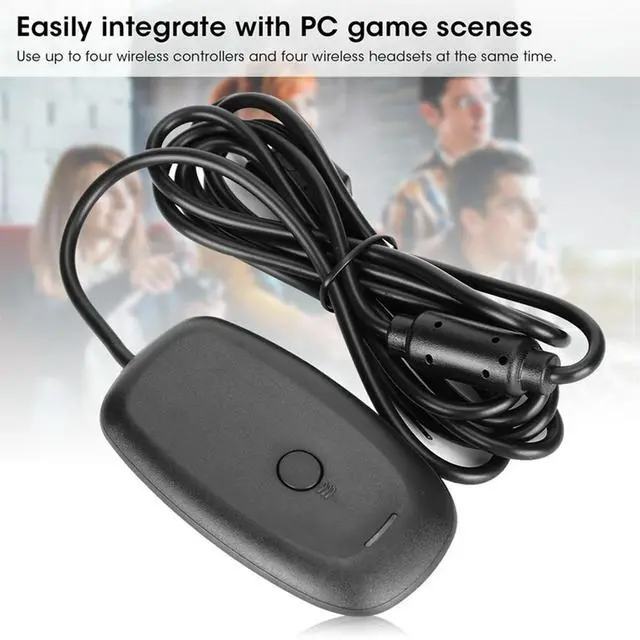 Alt view image 2 of 6 - For 360 Gamepad PC Adapter USB Receiver Supports Win7/8/10 System For Microsoft Xbox360 Controller Console