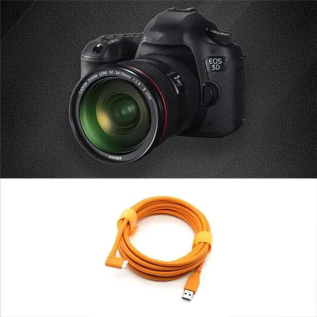 Main image of 5m USB-C to Micro-B 3.0 Tethering Cable for 5D Mark IV 5DSR 1DX2 for D850 D5 Camera Tethered TypeC