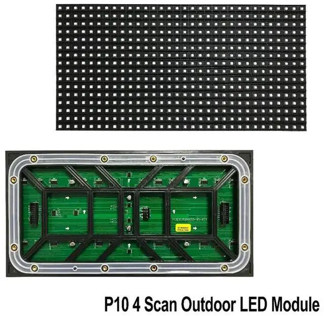 Alt view image 3 of 6 - P10 Outdoor 320x160mm Module Full Color SMD3535 LED Display Screen 320x160mm 4S Lowest Price