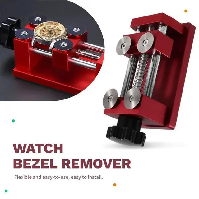 Alt view image 2 of 3 - For Repair Maintenance Watchmaker Tool Watch Bezel Remover 4 Round Blades Opener