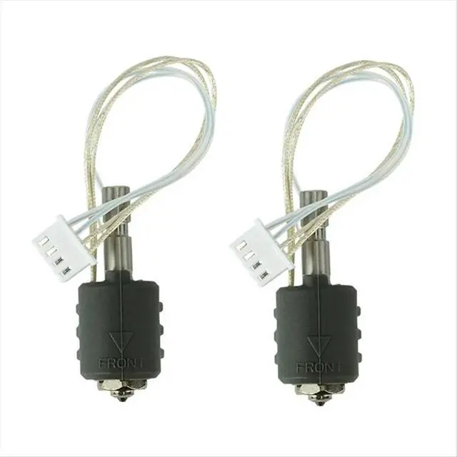 Alt view image 2 of 3 - 2Pcs for 3 Max Ceramic Hotend Integrated Hardened Steel Nozzle Thermistor Heating Component K3M Hotend A