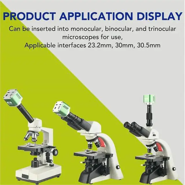 Alt view image 3 of 3 - Microscope Adapter 0.5 X Electronic Eyepiece, 23.2Mm To 30Mm And 23.2Mm To 30.5Mm CCD Camera Eyepiece Adapter Kit- 1 Set