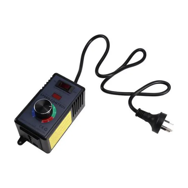 Alt view image 2 of 3 - Overload Protected AC Motor Speed Controller 10A 0-220VAC Output Voltage Regulator For Fans AU PLUG AC220-240V