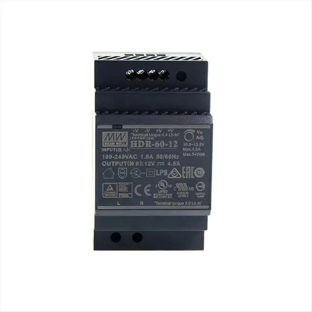 Alt view image 2 of 3 - 85-264V 12V 4.5A 54W Single Output Industrial DIN Rail Power Supply for Home Automation Module Controller