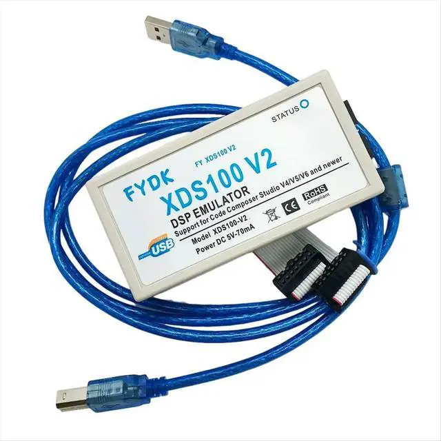 Alt view image 2 of 3 - Emulator Programmer XDS100 XDS100V2 JTAG Debugger Suitable for TI ARM9 A8 TMS320 TI CCS5-CCS10
