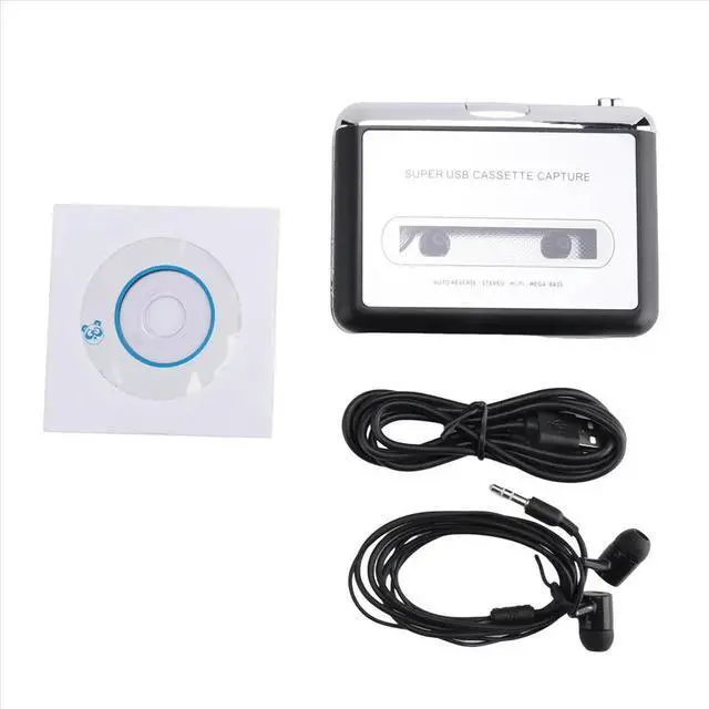 Alt view image 2 of 3 - Cassette Player Cassette to MP3 Converter Capture Audio Music Player Convert Tape Cassette on Tape to PC Laptop Via USB