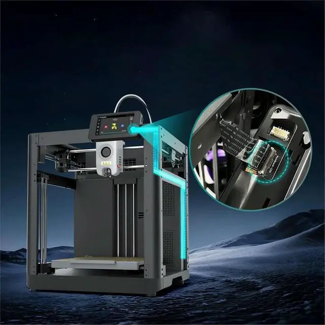 Alt view image 3 of 3 - 3D Printer Accessories Touch Screen Cable for Adventuer 5M/5M Pro: FPC Connection Wire Flat for AD5M Data Transfer