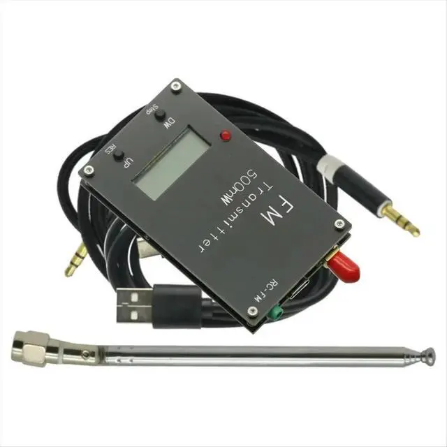 Alt view image 3 of 3 - 2000M 500mW FM Transmitter Frequency LCD Display Stereo Digital Adjustable Frequency FM Transmitter for FM Radio Module