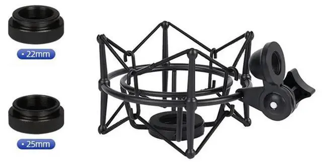 Alt view image 3 of 3 - Microphone Shock Mount Adjustable Mount Recording for man TLM103 l Bracket Pod Microphone Stand