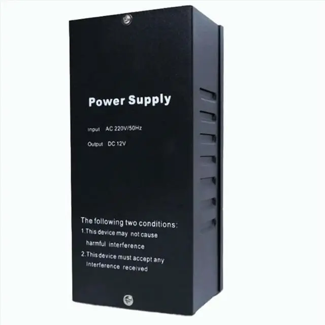 Alt view image 2 of 6 - DC 12V-14V 5A Access Control Switch Power Supply 2Lock Double Relay Door Power Source AC110-230V Work for Video Intercom