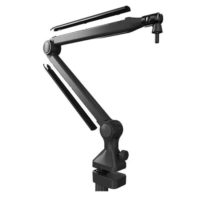 Alt view image 2 of 6 - Desktop Microphone Holder Adjustable Mic Cantilever Stand Suspension Boom Scissor Arm for Live Streaming