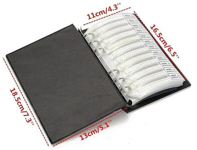 Alt view image 3 of 4 - 8500PCS 0402 SMD Resistor Sample Book 1% Resistor Kit