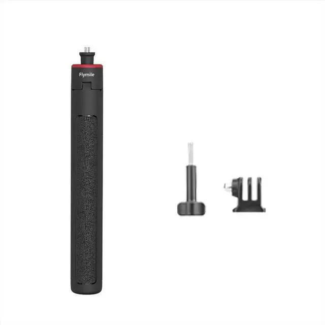Alt view image 2 of 3 - Telescopic Selfie Stick Foldable Tripod for X5 Action4/Pocket3 Action Camera Selfie Stick 1.4m