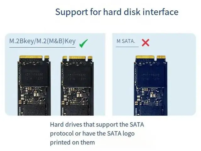 Main image of 10Gbps Aluminum 5 in 1 USB C Hub M.2 NVMe NGFF SSD Enclosure NVMe Case Box SD TF Card Reader Type C HUB Dock