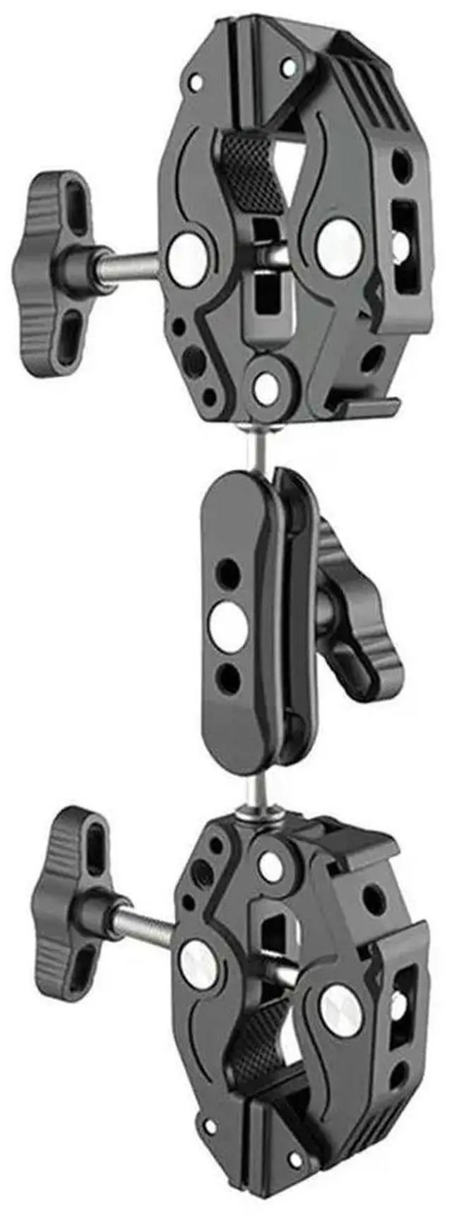 Main image of Super Clamp Articulating Magic Clip 360° Dual-Head For LED Light Action Camera For Umbrella Monitor Clip