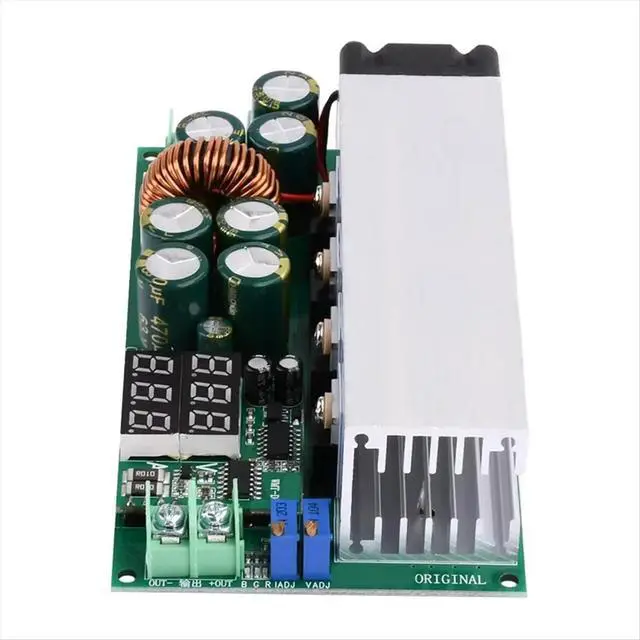 Alt view image 3 of 3 - DC DC Converter 600W CC CV 12-80V to 2.5-50V 5V 6V 12V 24V 24V 48V Step-Down Power Module Adjustable Regulated