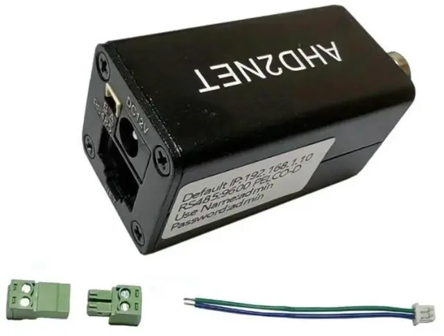 Alt view image 2 of 3 - CVBS/TVI/AHD/CVI Signal Source 1080P Analog to IP Camera Converter , RTSP IP Protocol, RJ45 Output for NVR POE