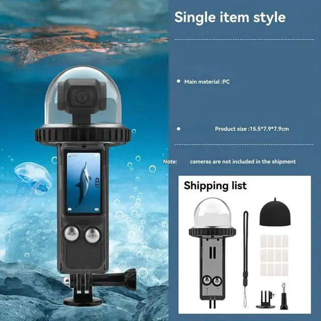 Alt view image 2 of 3 - For 3 Underwater Diving Housing, Protective Shell, Camera Accessories for Enhanced Photography A