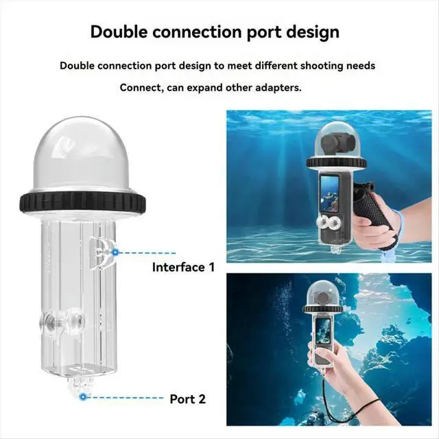 Alt view image 3 of 3 - For 3 Underwater Diving Housing, Protective Shell, Camera Accessories for Enhanced Photography A