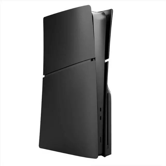 Alt view image 2 of 3 - For Slim Hard Plastic Faceplate Shell Replacement Plate Cover for Console Disc Version Black