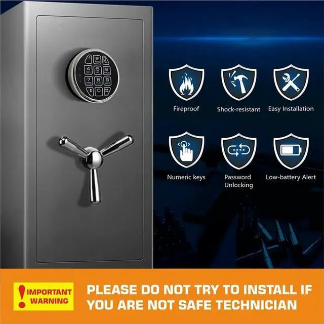 Alt view image 2 of 3 - Lock Replacement Chrome Digital Keypad Electronic Lock