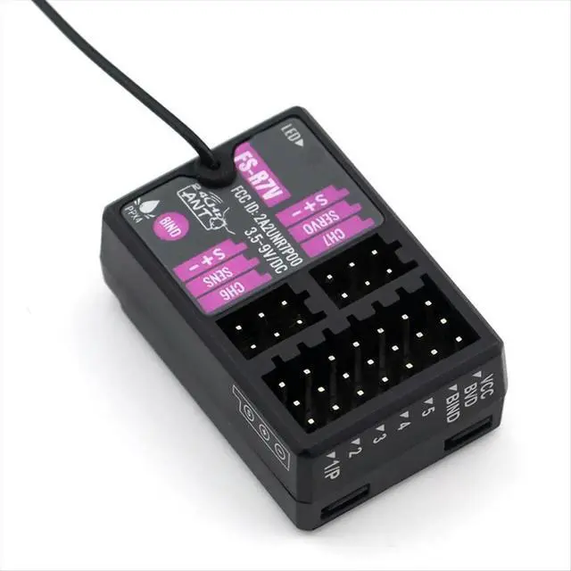 Alt view image 3 of 3 - Receiver -R7V 7CH 2.4G Receiver Can Be PPM/IBUS Output for Remote Control Car Boat
