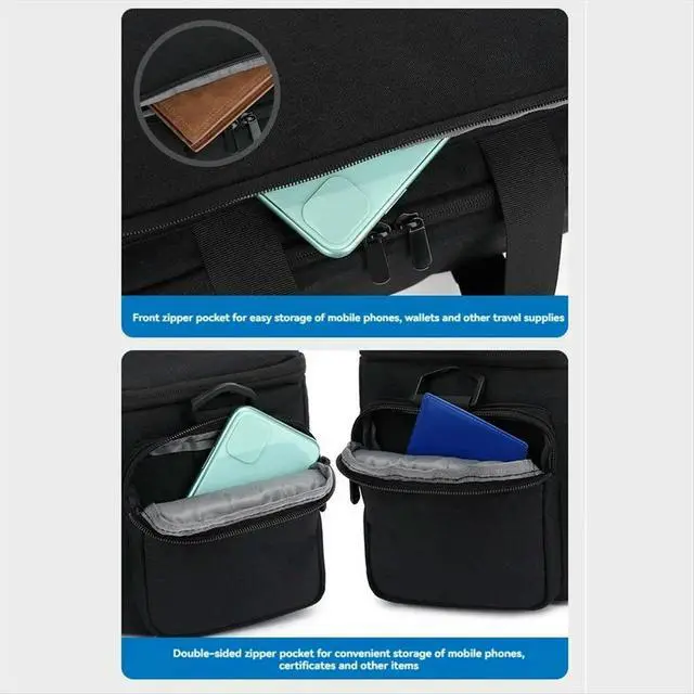 Alt view image 3 of 3 - Camera Bag Shoulder Bag Water- Shock-Proof for Mirrorless Camera with Removable Dividers and Shoulder Strap