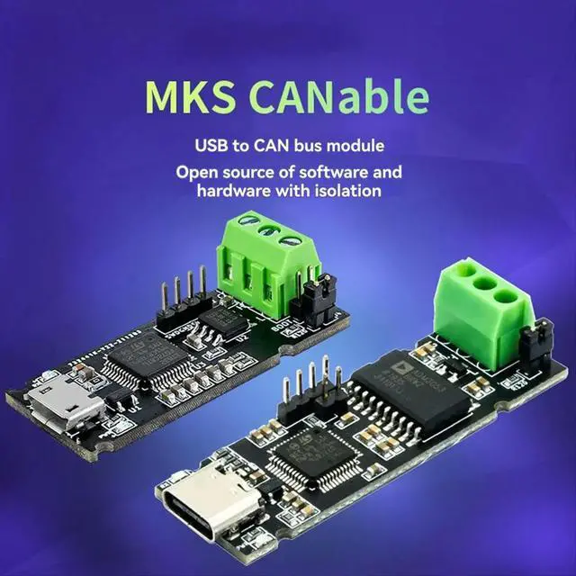 Alt view image 3 of 3 - CANable USB to CAN Adapter CAN Debugger with STM32F072C8T6 Processors for 3D Printer Accessories CANable Pro