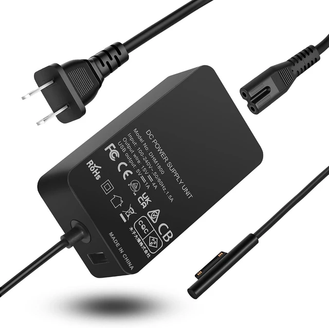 Main image of Replacement for 65W Surface Pro Charger Surface Laptop Charger