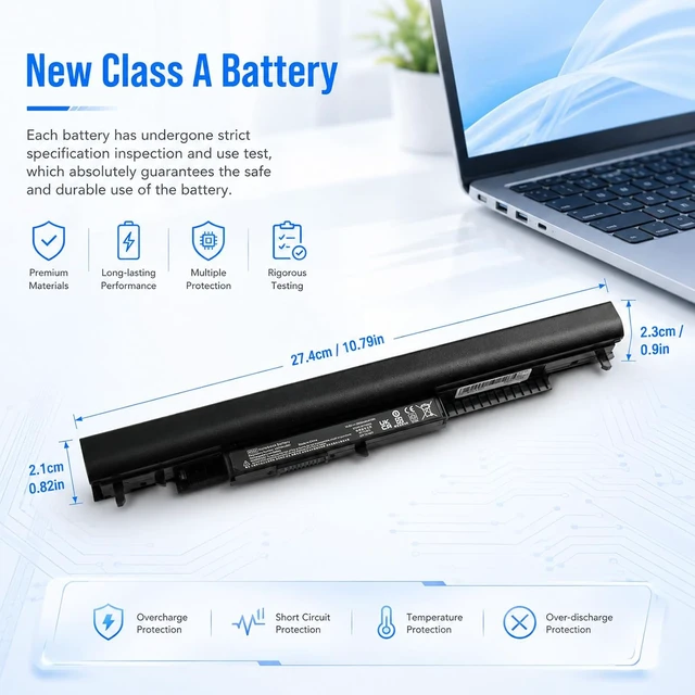 Alt view image 3 of 7 - 807956-001 Battery for HP HS04 HS03 807957-001 807611-421 807612-421