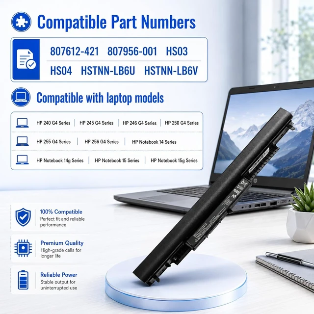 Alt view image 4 of 7 - 807956-001 Battery for HP HS04 HS03 807957-001 807611-421 807612-421