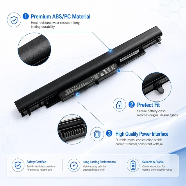 Alt view image 6 of 7 - 807956-001 Battery for HP HS04 HS03 807957-001 807611-421 807612-421