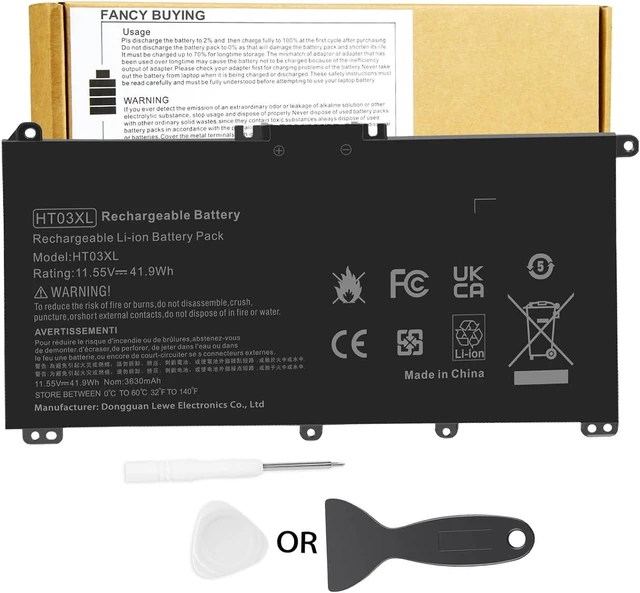 Main image of HT03XL L11119-855 Battery for HP Pavilion 14-CE 14-CF 14-DF 14-DQ 14-DK 14M-DH 15-CS 15-DA 15-DB 15-DW 15-DY 17-by 17-CA,15-DA0014DX 15-CS0053CL HSTNN-UB7J HSTNN-DB8R HT03041XL L11421-542 L11421-2C2