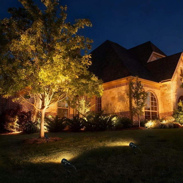 Alt view image 7 of 7 - COLOER 8Pack 5W Landscape Lighting Kit with Transformer